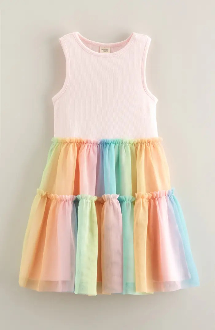 Kids' Tiered Rainbow Tutu Dress | Nordstrom