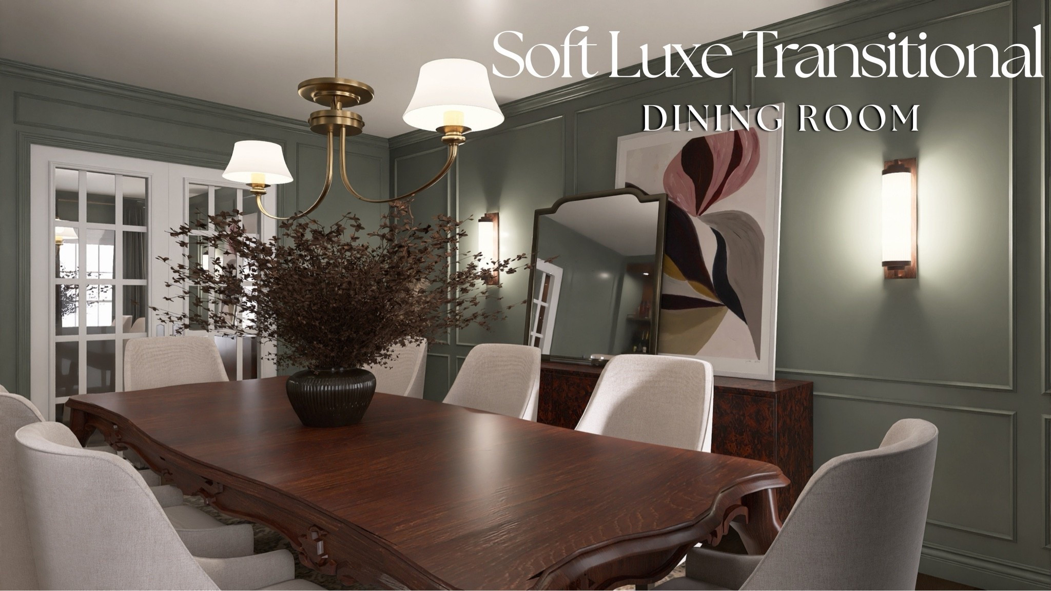 Designed by Jackie
Soft Luxe Transitional Dining Room

#LTKmomlife #LTKSeasonal #LTKHome