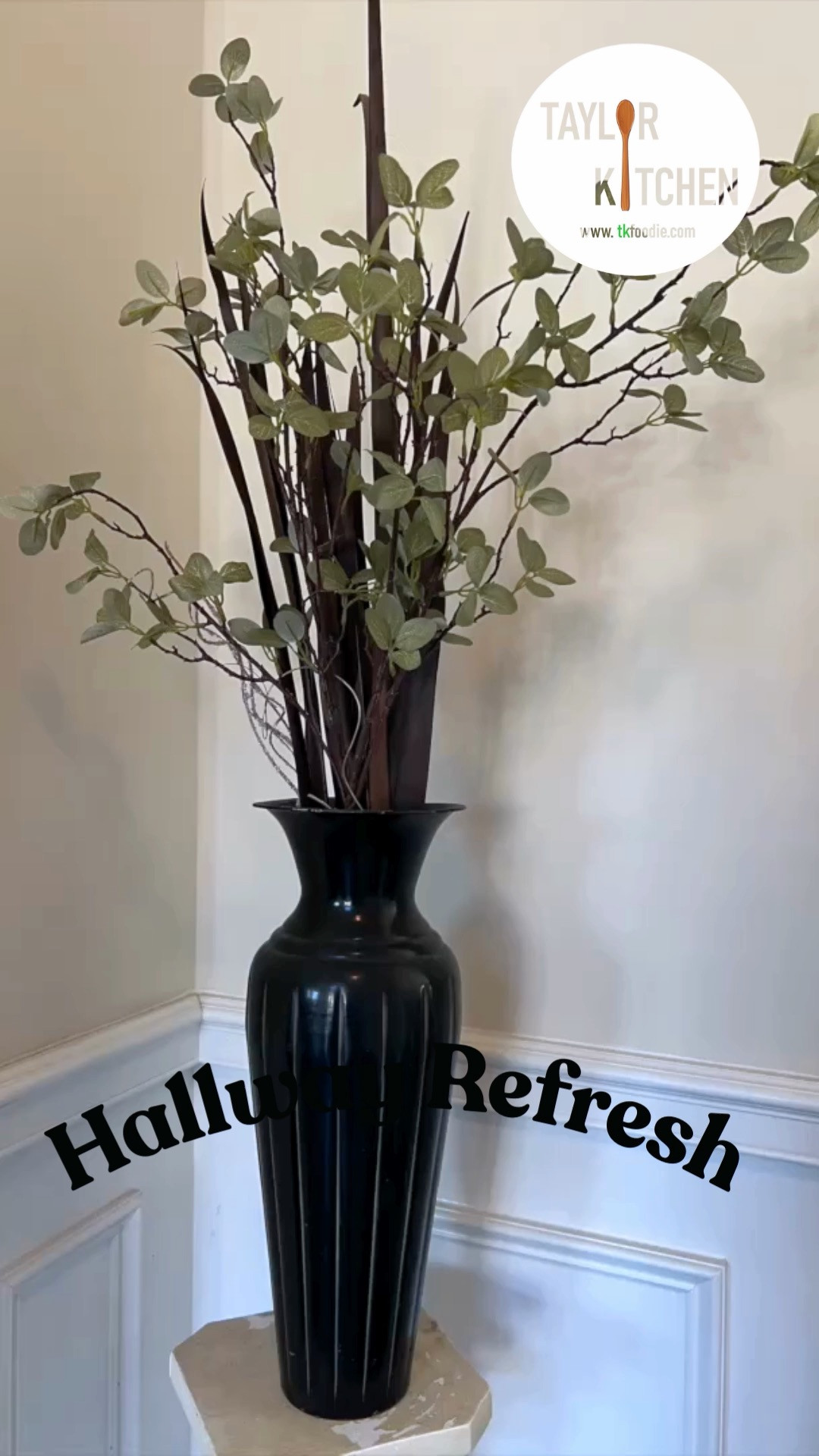 Sometimes a simple twist gives a nice #glowup to a space.😉
Hubby was never a fan of the dark "grass blades" I had in this metal vase so thought I'd lighten it up for #spring with some green.  I purchased these 2 stems via Amazon after seeing @JensGatheringNest use them as well & that was all that was needed.  Lighter, brighter & lovely.🥰

 

 #LTKHome