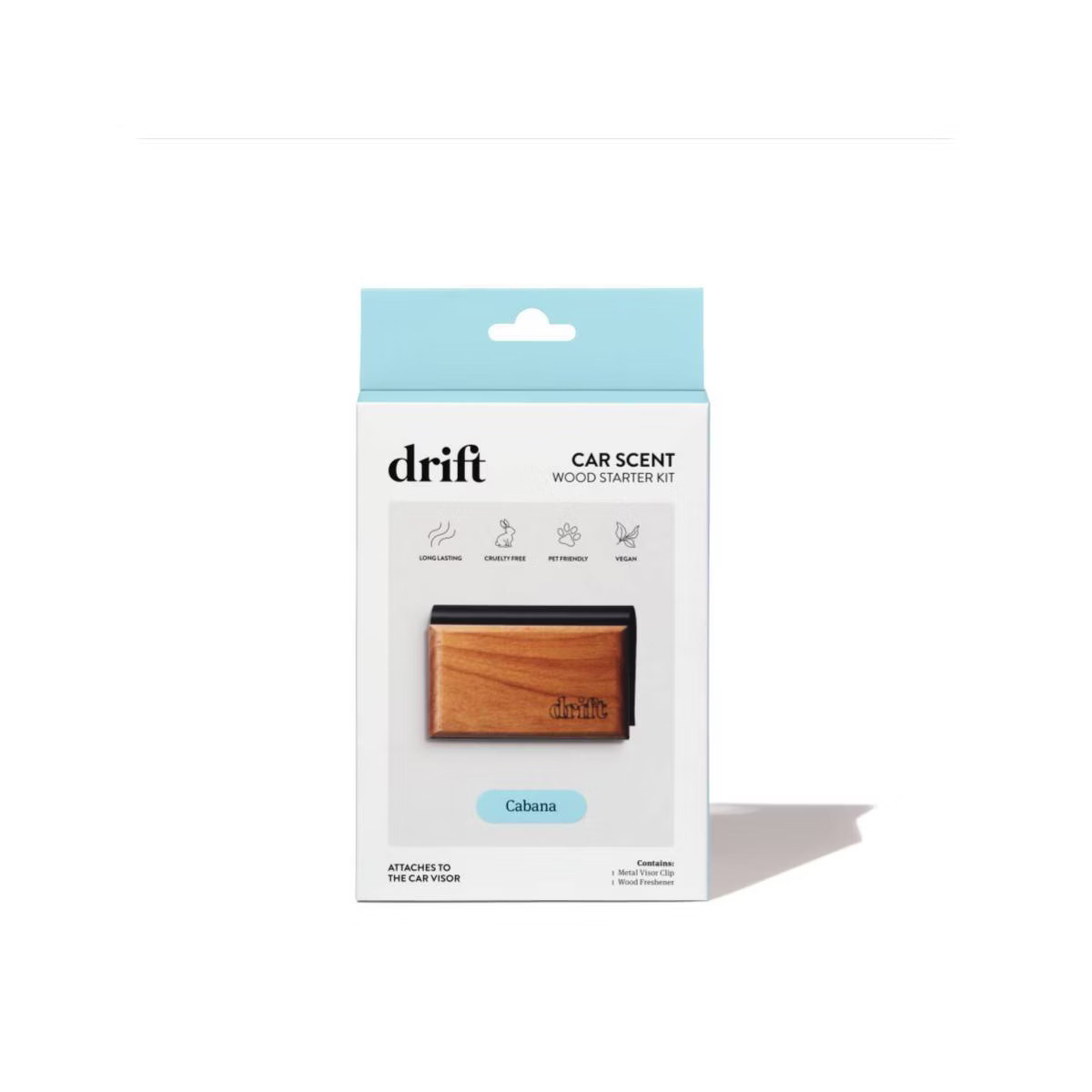 Drift Co Car Wood Air Freshener Car Odor Eliminator Cabana Scent Starter Kit | Target