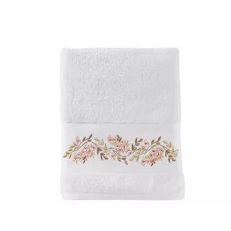 Misty Floral Bath Towel White - Saturday Knight Ltd. | Target