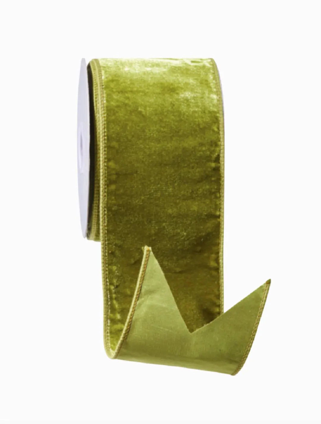 Apple Green Velvet Ribbon by the Roll, 4” Wide by 10 Yards - Etsy | Etsy (US)
