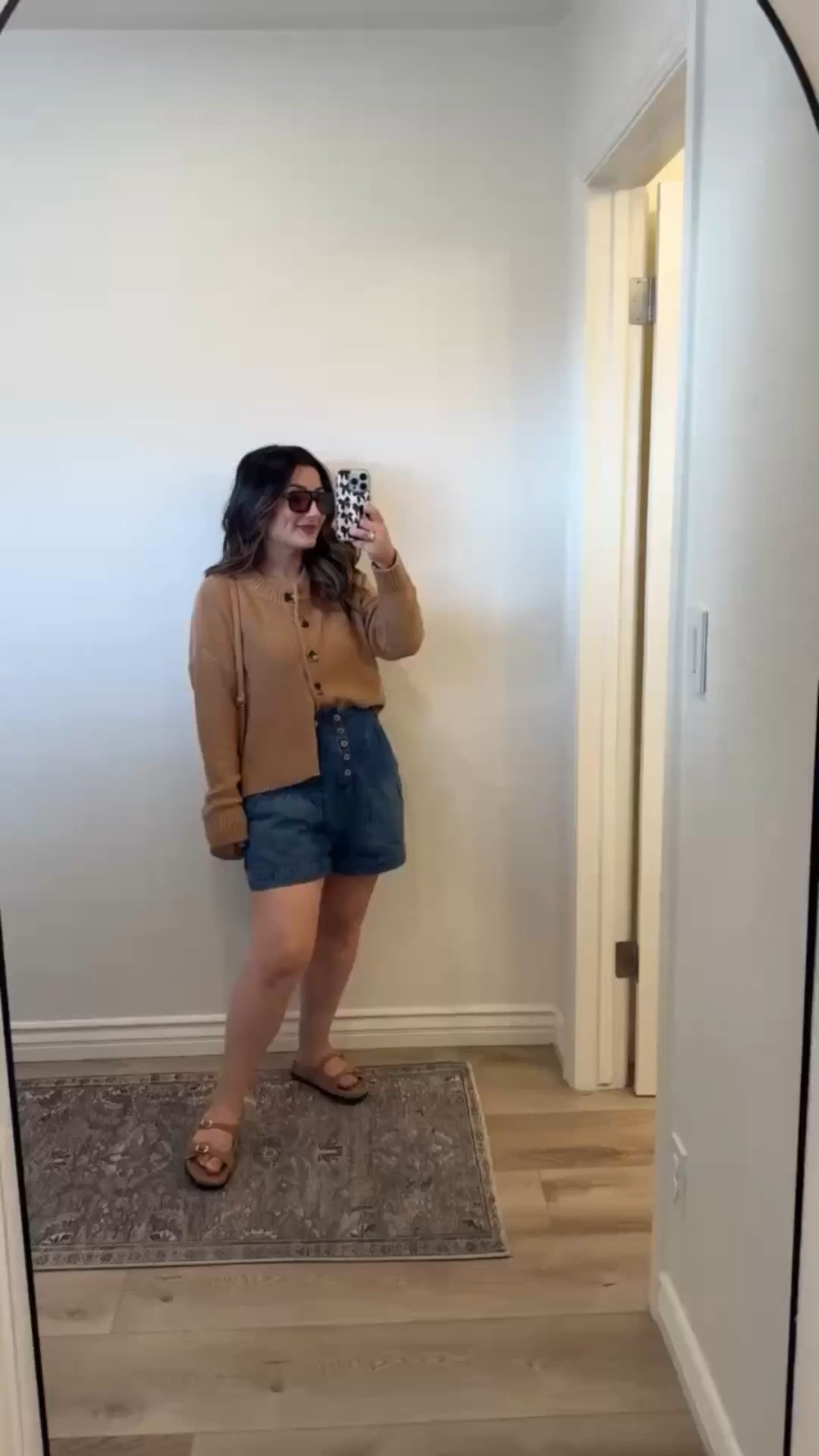SHORTS CODE: XL3L2GWS

Cardigan size small
Shorts size medium 

5'0" 140lbs
Petite friendly

#LTKootd #LTKSaleAlert #LTKPetite