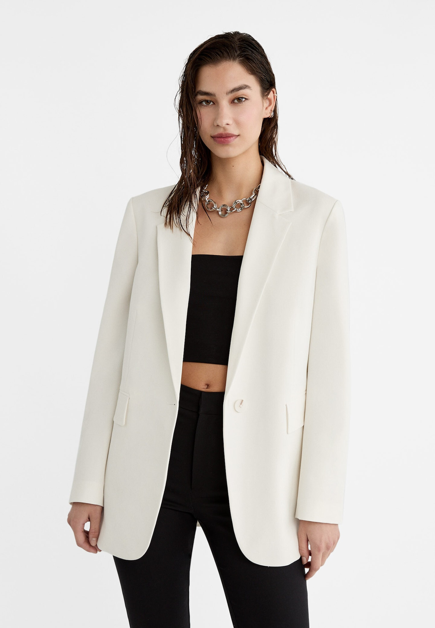 Regular fit blazer | Stradivarius (UK)