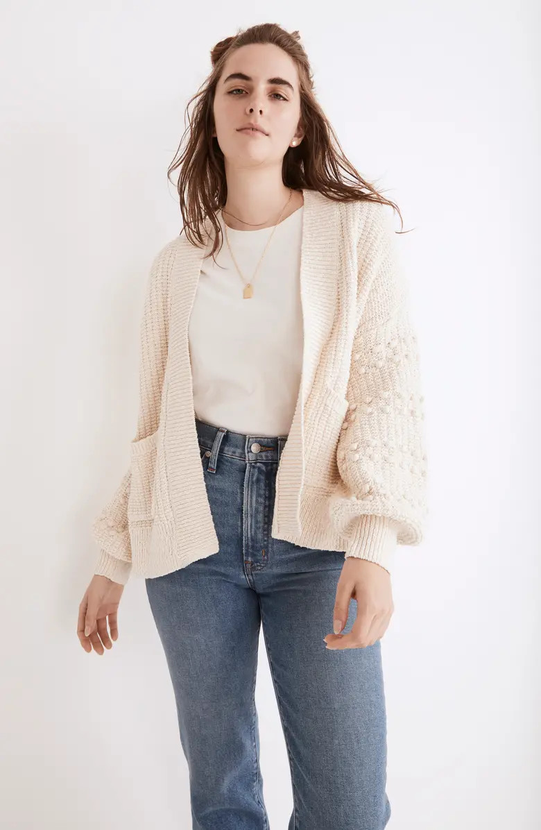 Madewell Bobble Cardigan Sweater | Nordstrom | Nordstrom