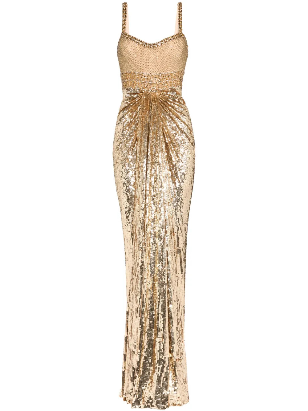 Jenny Packham Only You Gown | Gold | FARFETCH | Farfetch Global