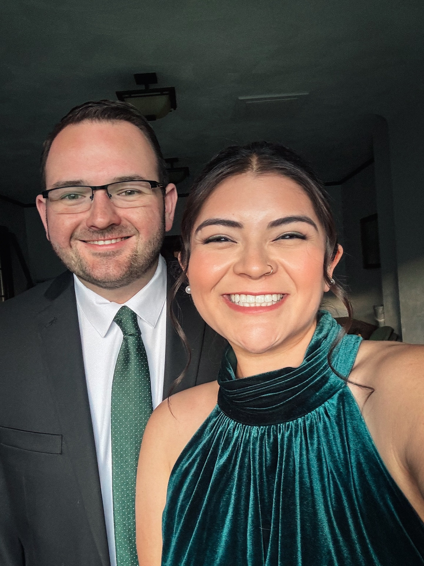 Can you tell green is our favorite color? 💚
.
.
.
#CoupleStyle #DateNightLooks #OOTDCouples #GreenAesthetic #VelvetVibes #FallStyle #alopecia #HisAndHersStyle #ElegantStyle

#LTKParties #LTKBeauty #LTKSeasonal