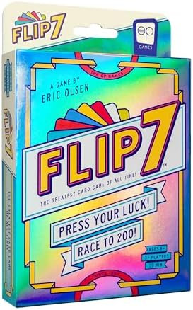 USAOPOLY Flip 7, The Ultimate Blend of Press Your Luck & Strategy, Fast-Paced Addictive Card Game... | Amazon (US)