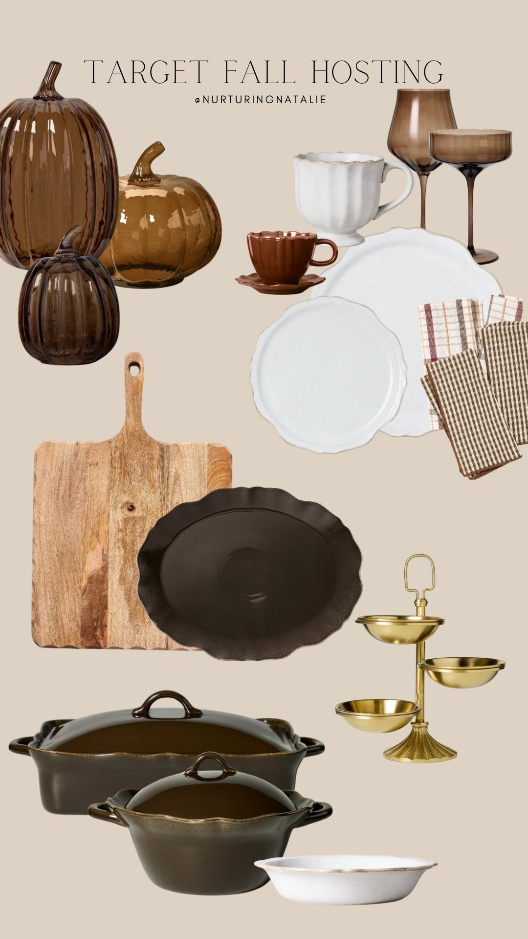 Threshold and Hearth & Hand at Target released some beautiful dinnerware and hosting pieces for the Fall. Loving the scalloped edges and the perfect amber/cocoa colors. It pairs so well with gold and wood tones! 

Dinner plates, fall, hosting, host, baking, bakeware, dinnerware, pumpkins, centerpieces, dining 

#LTKParties #LTKHome #LTKFindsUnder50