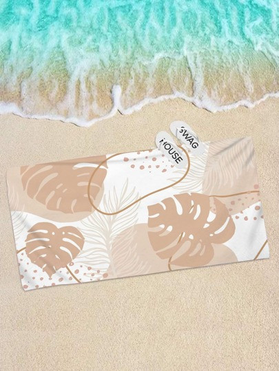 Tropical Print Beach Blanket | SHEIN