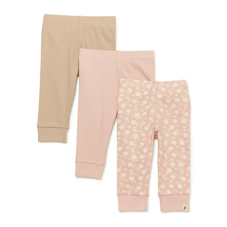 easy-peasy Baby Pull-On Jogger Pants, 3-Pack, Sizes 0/3-24 Months | Walmart (US)