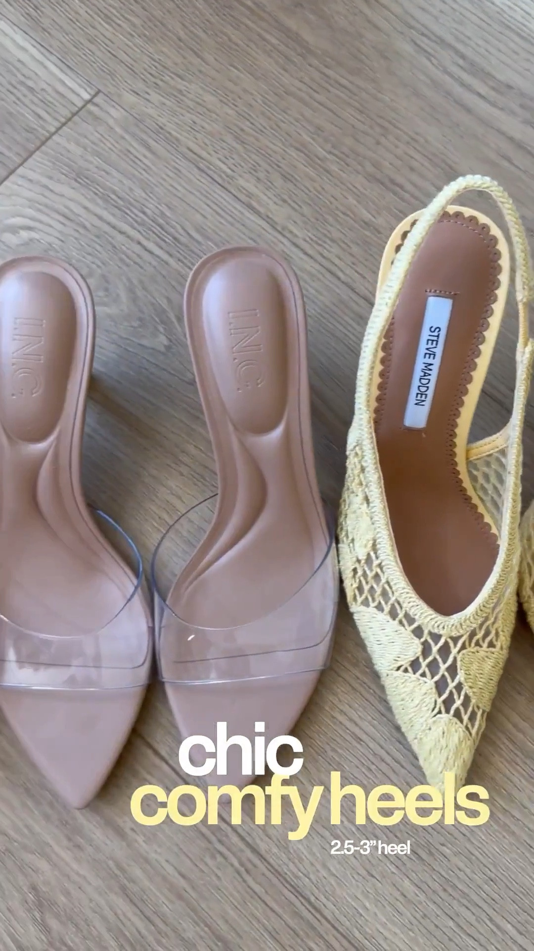 Omg the most chic comfy heels!!! ✨🤯💗
They’re all 2.5-3” heels 

All from @Macys and ALL ON SALE 👀



#LTKSaleAlert #LTKgrwm #LTKootd