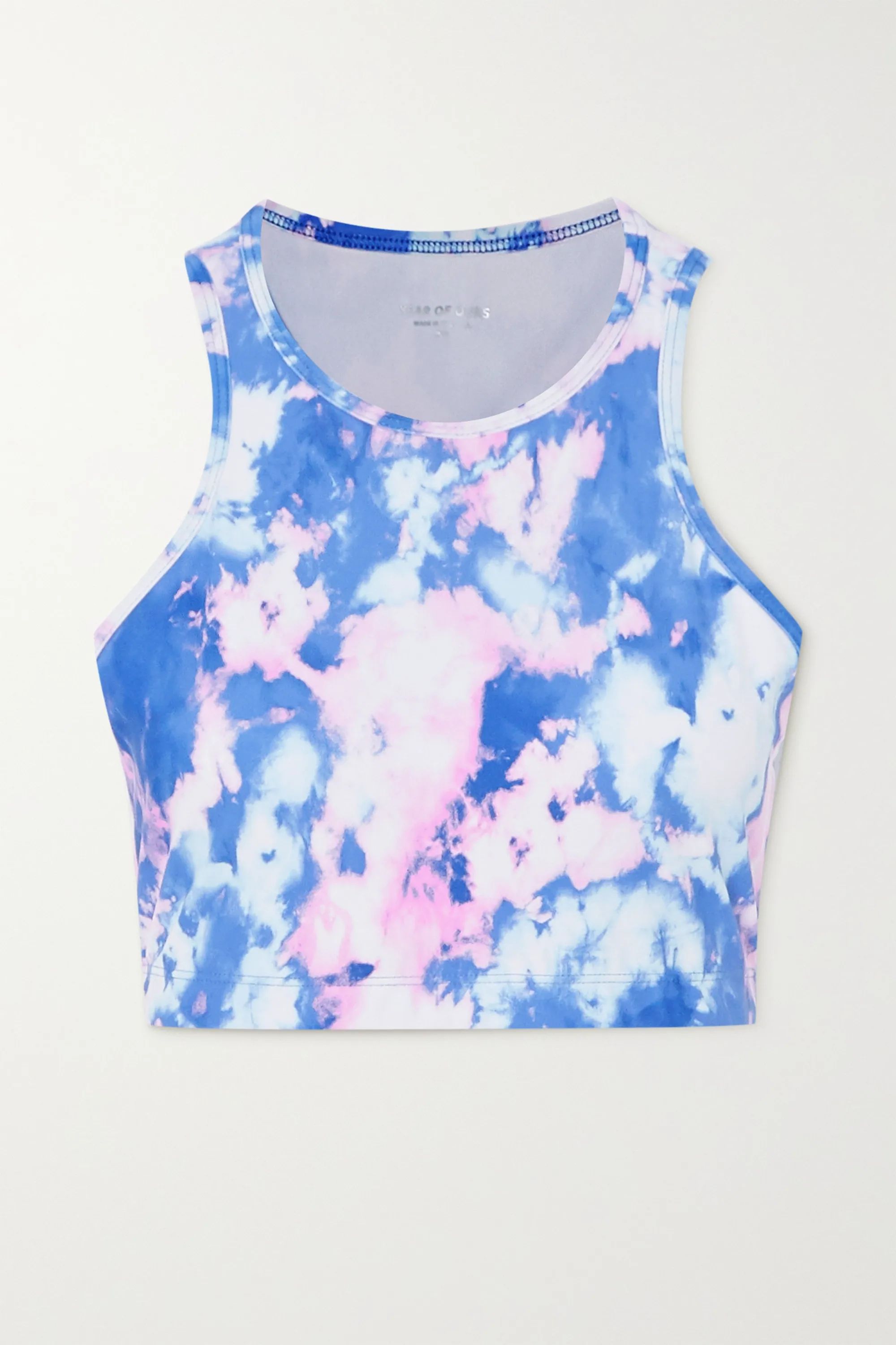 Year of OursClaudia tie-dyed stretch sports bra | NET-A-PORTER (US)