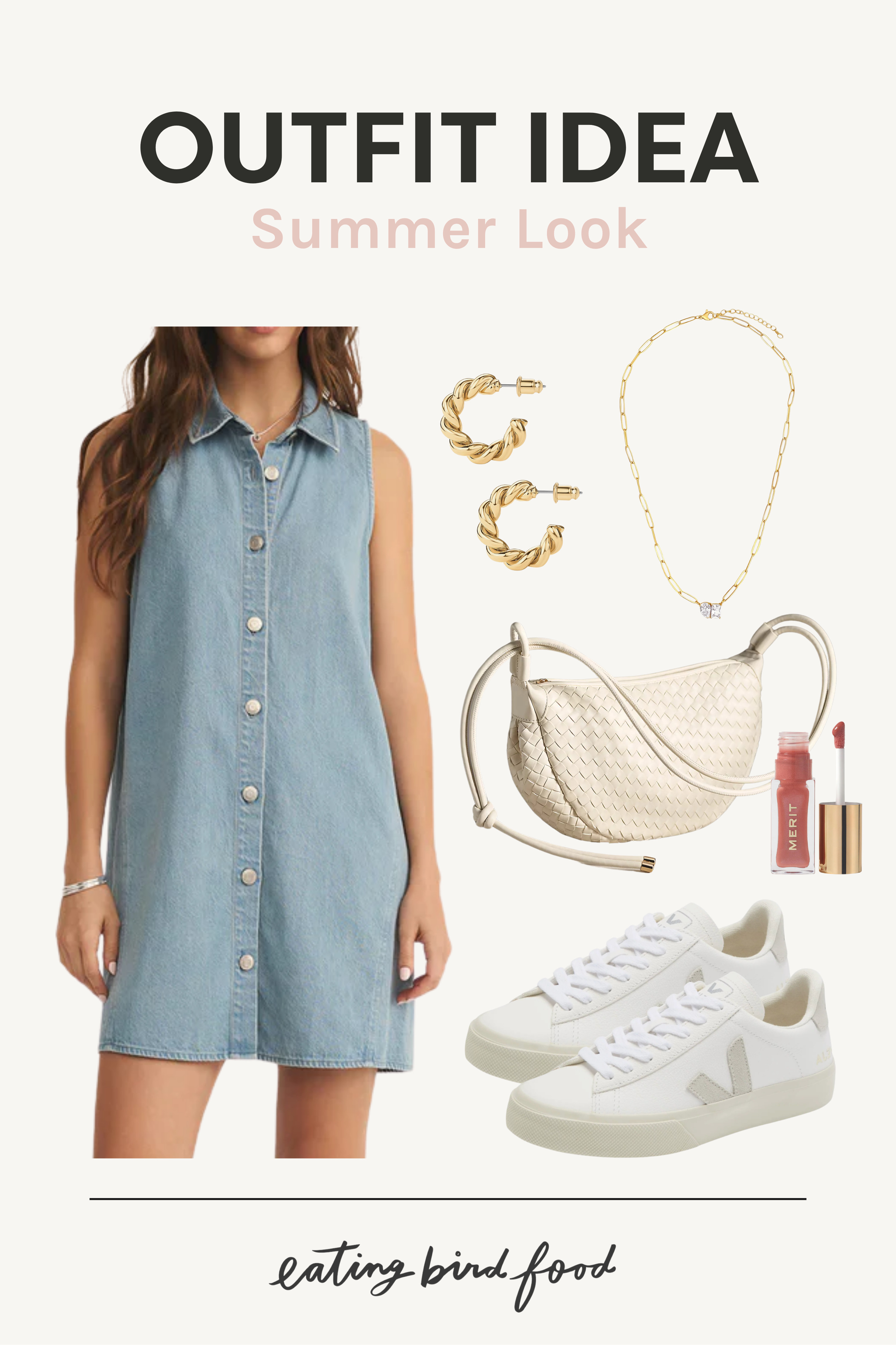 Summer Outfit | Summer Look | Summer Dress | Denim Dress | Casual Summer Outfit 

 #LTKSummerEdit #LTKSeasonal #LTKFindsUnder100