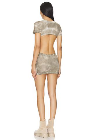 Jaded London Dirty Wash T-shirt Dress in Distressed Grey from Revolve.com | Revolve Clothing (Global)