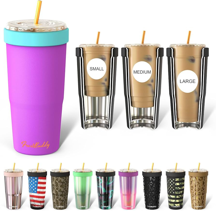 Frostbuddy | To Go Buddy - 30 oz Stainless Steel Vacuum Insulated Tumbler Cup - thermal cups for ... | Amazon (US)