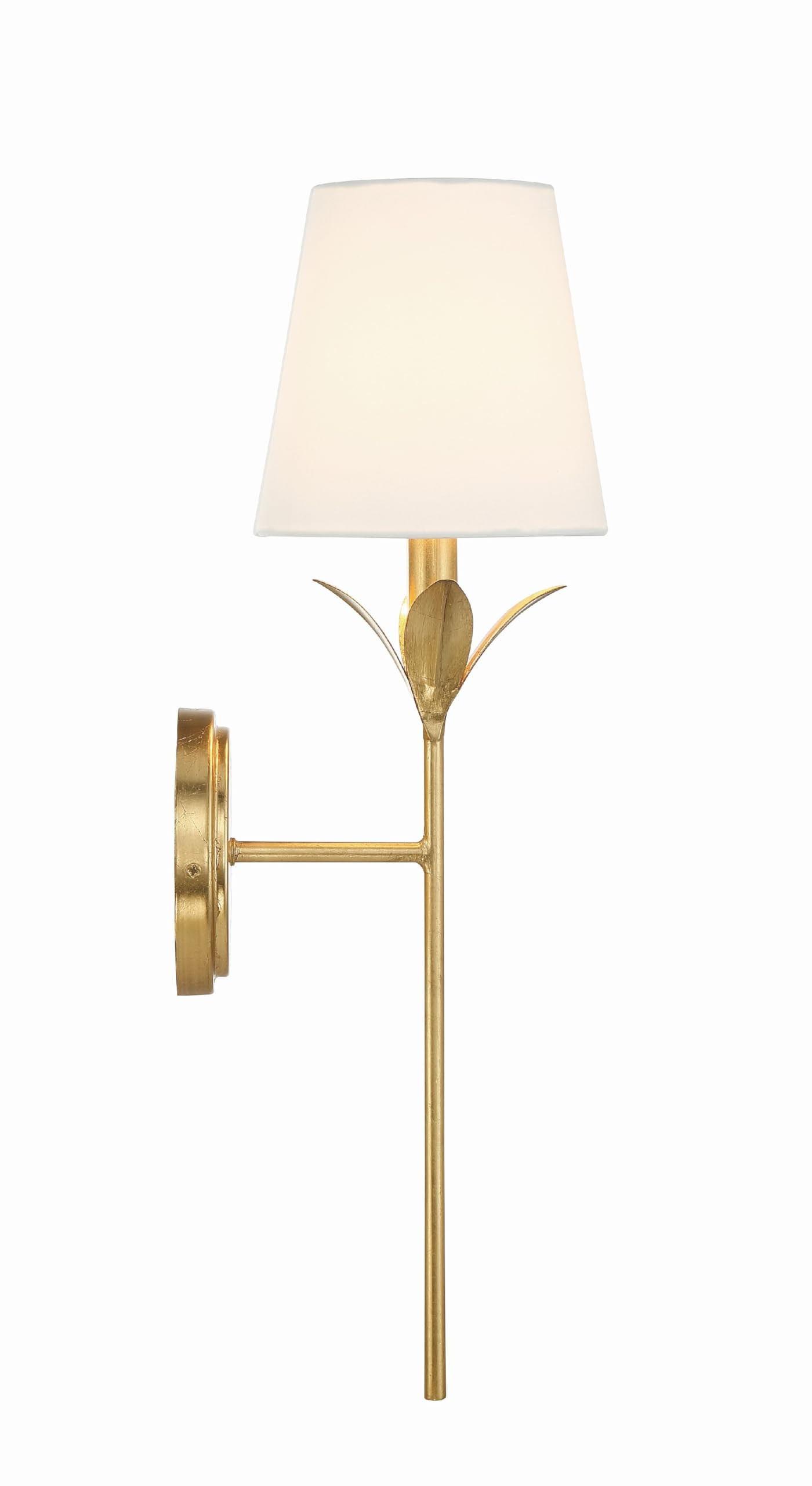 Crystorama Broche 1 Light Antique Gold Sconce | Amazon (US)