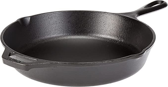 Lodge L8SK3 10-1/4-Inch Pre-Seasoned Skillet | Amazon (US)