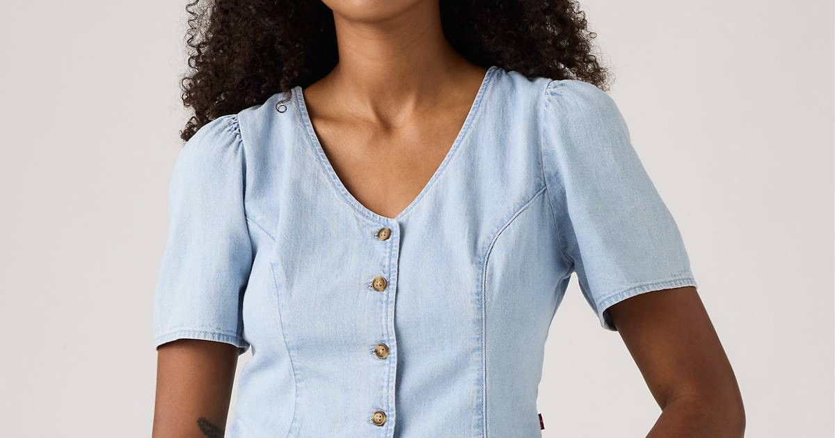Moxie Short-sleeve Denim Blouse | Levi's US