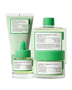 Green Tomato Pore Care Starter KIT Elasticity Boosting, Skin Moisturization, Soothing, Pore Minim... | Amazon (US)