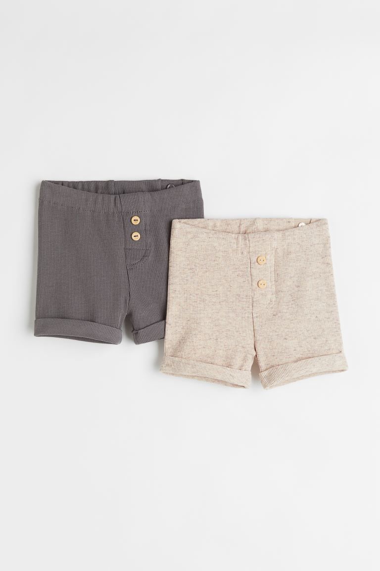 2-pack Cotton Shorts | H&M (US + CA)