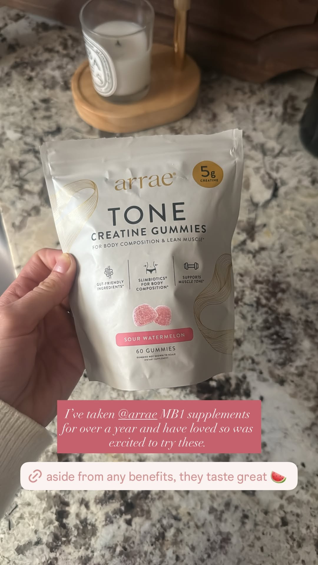So excited to try these creatine gummies & they taste great! 🍉 

 #LTKselfcare #LTKActive #LTKBeauty