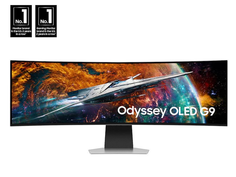 49" Odyssey OLED G9 (G95SC) DQHD 240Hz 0.03ms G-Sync Compatible Curved Smart Gaming Monitor | Samsung