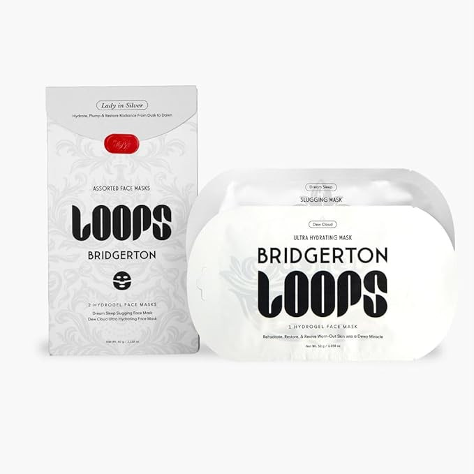 LOOPS Beauty Bridgerton™ NETFLIX Lady in Silver Set - The Best Hydrogel Face Masks for Every Sk... | Amazon (US)