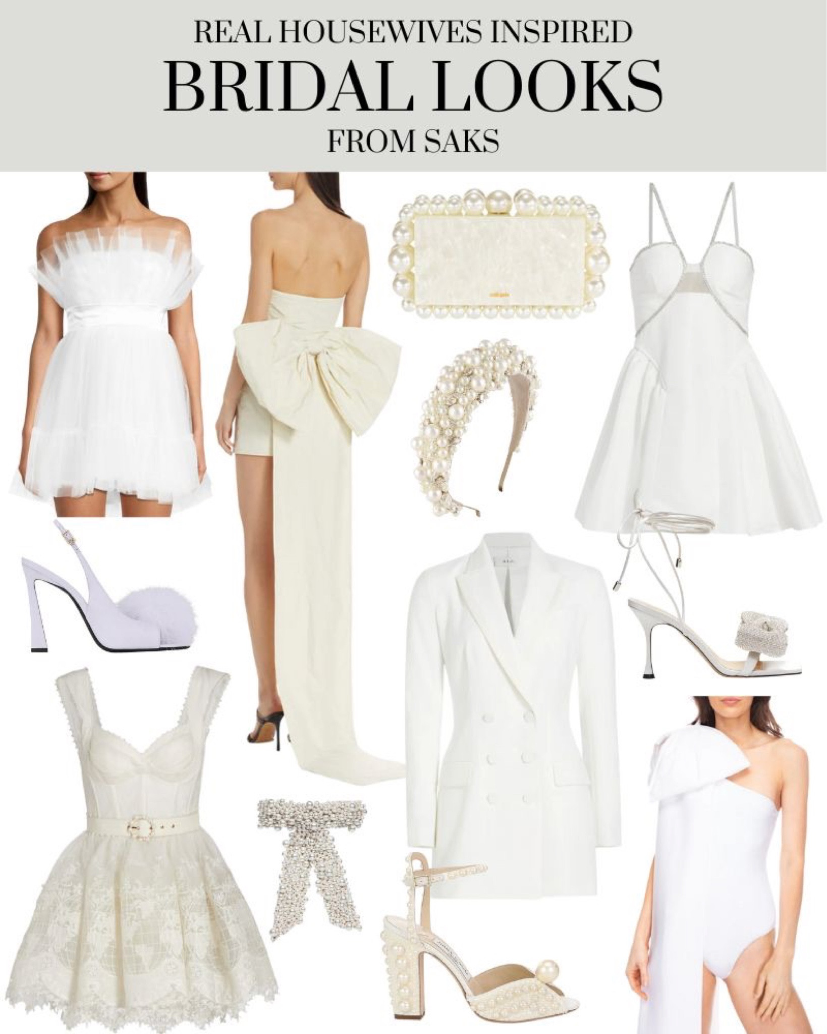Not-so-basic bridal looks are here to stay and @saks has an amazing selection of the most statement-making pieces to choose from. So if you’re hearing wedding bells this season scoop up these dresses, shoes, accessories and more from Real Housewives loved brands to look your best en blanc on your big day, and the events leading up to it. #saks #sakspartner 

This post is not endorsed by or affiliated with Bravo or The Real Housewives, their style just inspires us!

#LTKwedding