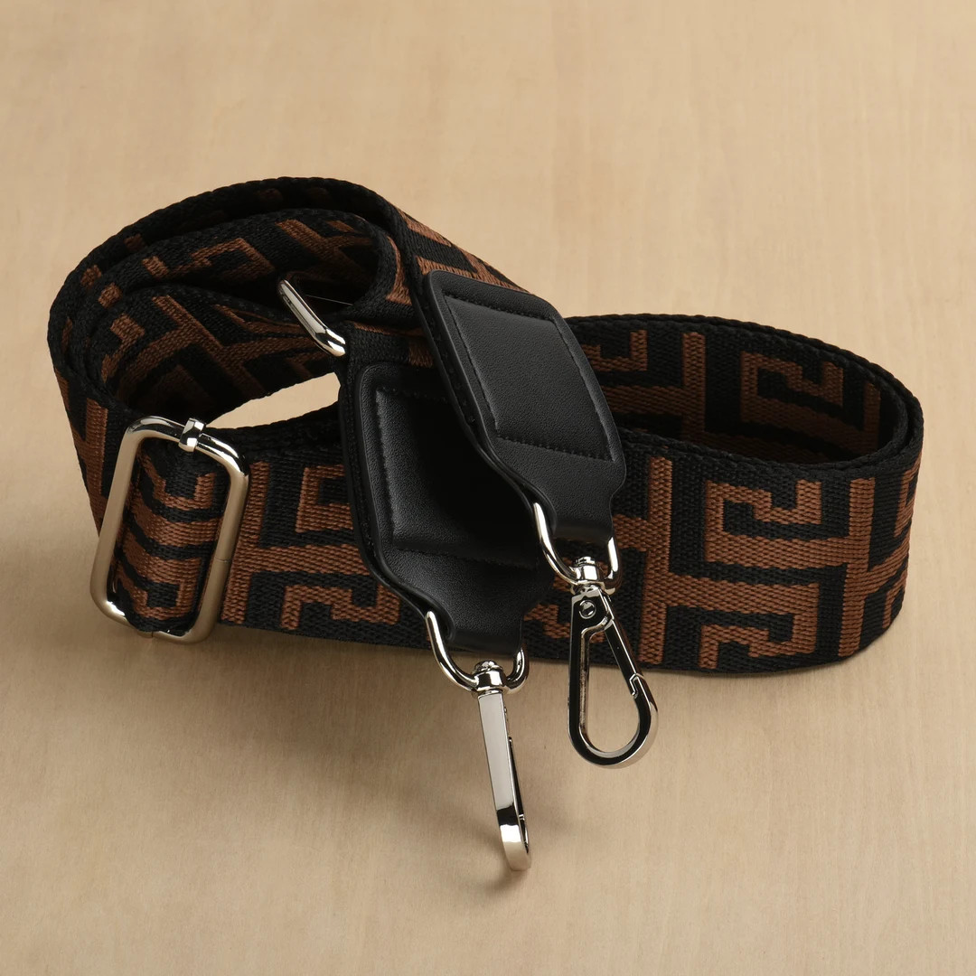 Brown and Black Bag Strap Purse Strap Guitar Strap 2 Inch Width - Etsy | Etsy (US)