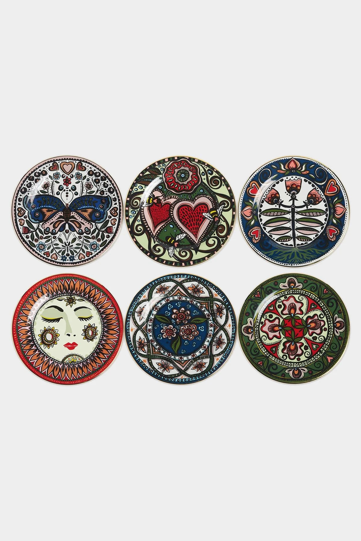 Dessert Plates Set of 6 in Laduree Mix | Shop Olivia