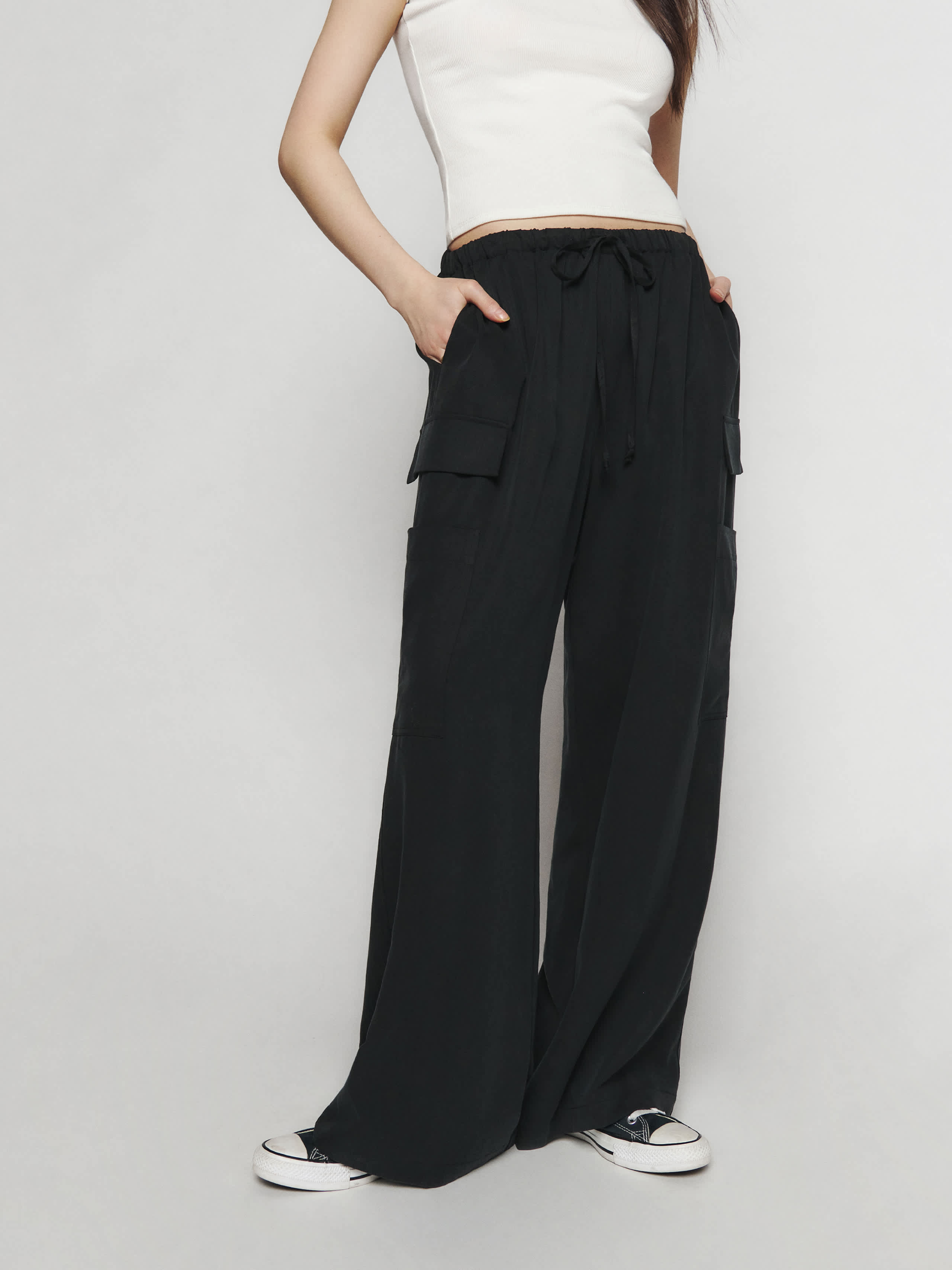 Ethan Twill Pant | Reformation (Global)