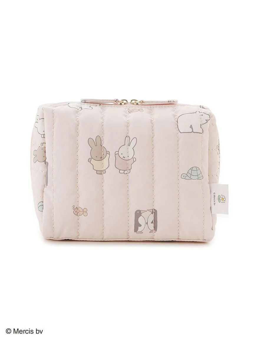 【Dick Bruna】Quilted All-Over Print Pouch | Gelato Pique