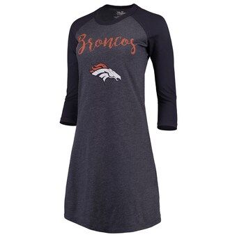 Women's Denver Broncos Junk Food Royal Dual Threat Fleece Dress | NFL Shop