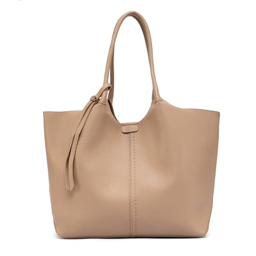 NEWBELLA Women's Vegan Leather Tote Bag | Amazon (US)