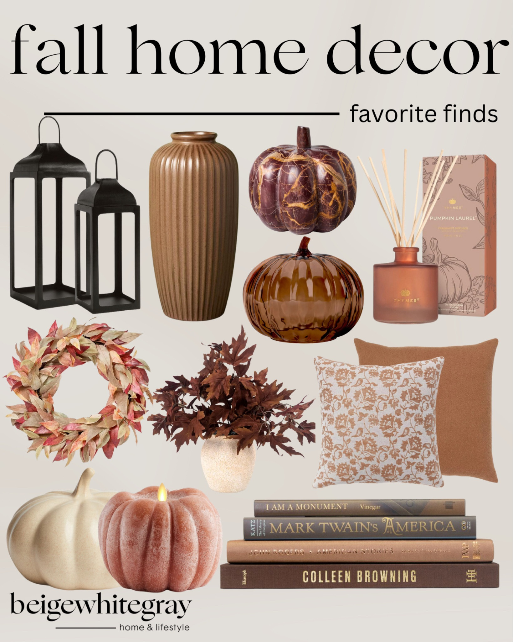 Fall Home Decor

Seasonal Decor | Fall-ing in love with your home | Fall decor, fall home, fall home inspo, fall decorating, fall accents, pumpkins, fall colors, autumn home, autumn decor, autumn inspo, autumn decorating, decor finds, autumn colors, fall color scheme

#LTKSeasonal #LTKFindsUnder100 #LTKHome