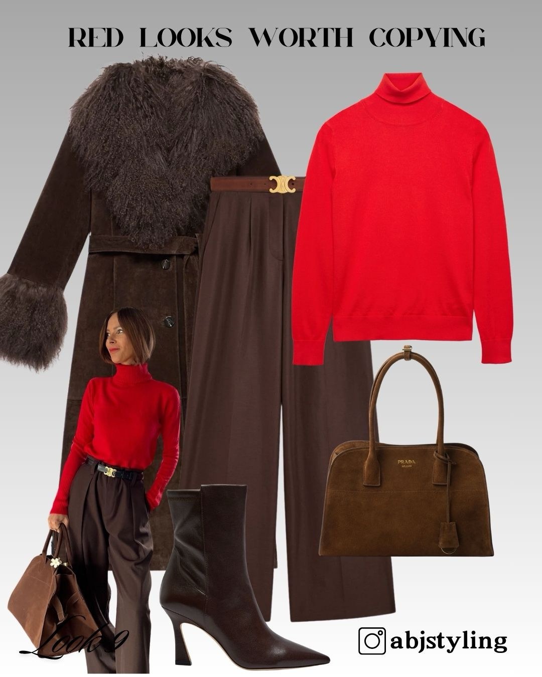 Red and chocolate brown — warm, rich, and perfect for cold days.
Styling Tip: Use gold jewellery with this palette; it enhances the warmth beautifully.


#LTKstyletip #LTKuk #LTKautumn