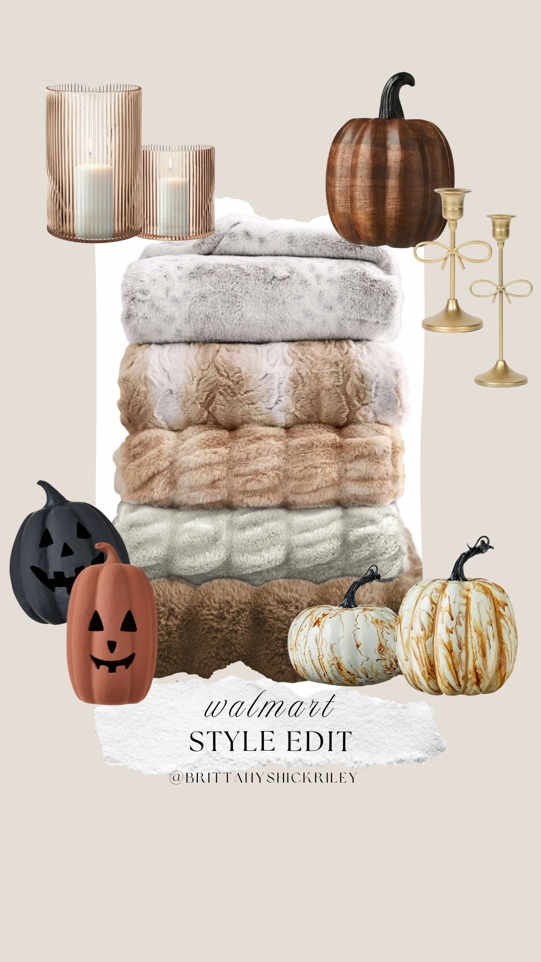 Walmart Fall Decor Halloween Style Edit Faux Fur Blanket RH Inspired Pottery Barn Look for Less Pumpkin Porch Outdoor Styling 

#LTKHome #LTKHalloween #LTKSeasonal