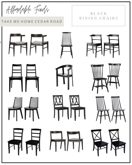 Dining room, dining chairs, black dining chair, kitchen, wood dining chair, Windsor dining chair, Amazon, Amazon home, target, target style 

#LTKsalealert #LTKhome
