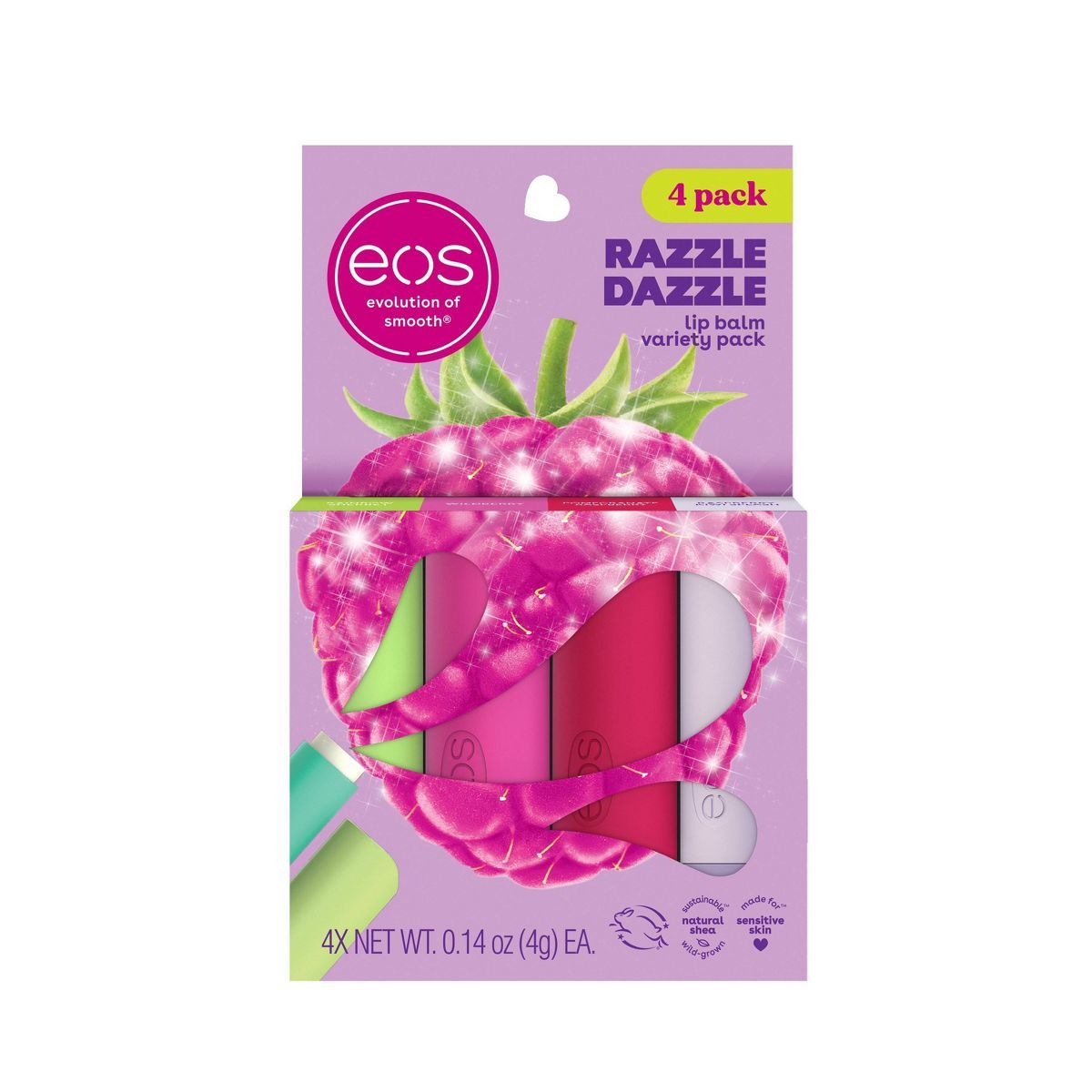 eos Lip Balm Gift Set - Razzle Dazzle - 0.14oz/4pk | Target