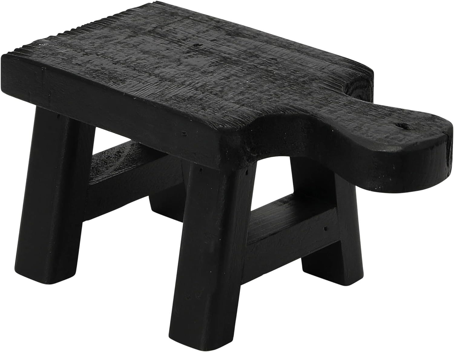 Creative Co-Op Smooth Wood, Black Decorative Pedestal, Square | Amazon (US)