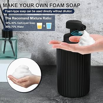 Automatic Soap Dispenser Foaming Hand Free Soap Dispenser Foam Rechargeable Touchless Soap Dispen... | Amazon (US)