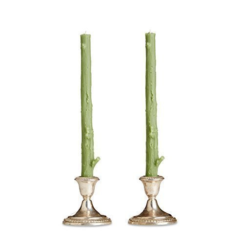 Stick Candles/Cedar Casting/Beeswax/Pair | Amazon (US)