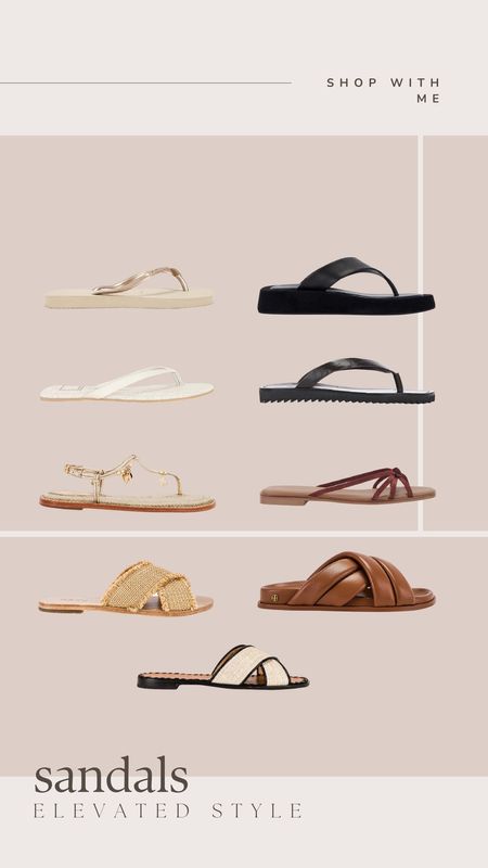 Havianas are back this summer, and they’re my favorite affordable summer sandal. I rounded up some other cute elevated sandal options. 

Summer sandals, summer shoes, flip flops, summer trends 

#LTKFindsUnder100 #LTKFindsUnder50 #LTKStyleTip