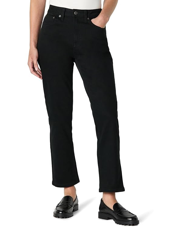 Amazon Essentials Women's High-Rise Straight Leg Jean | Amazon (US)