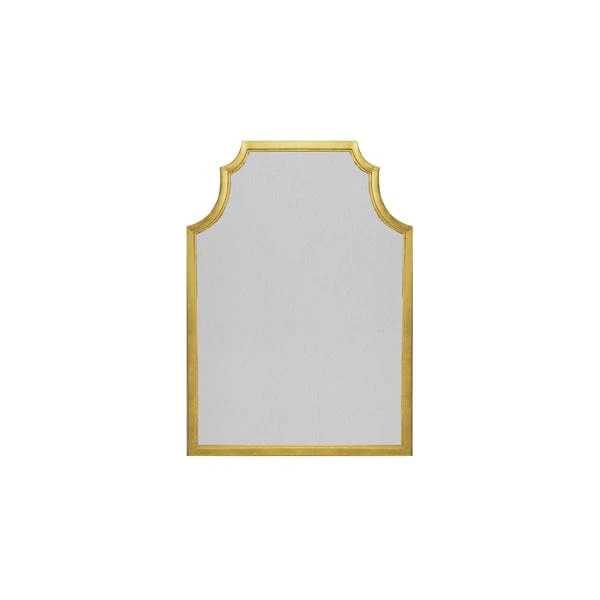 Worlds Away Lenwood Pagoda Style Wall Mirror With Gold Leaf Frame | Alchemy Fine Home