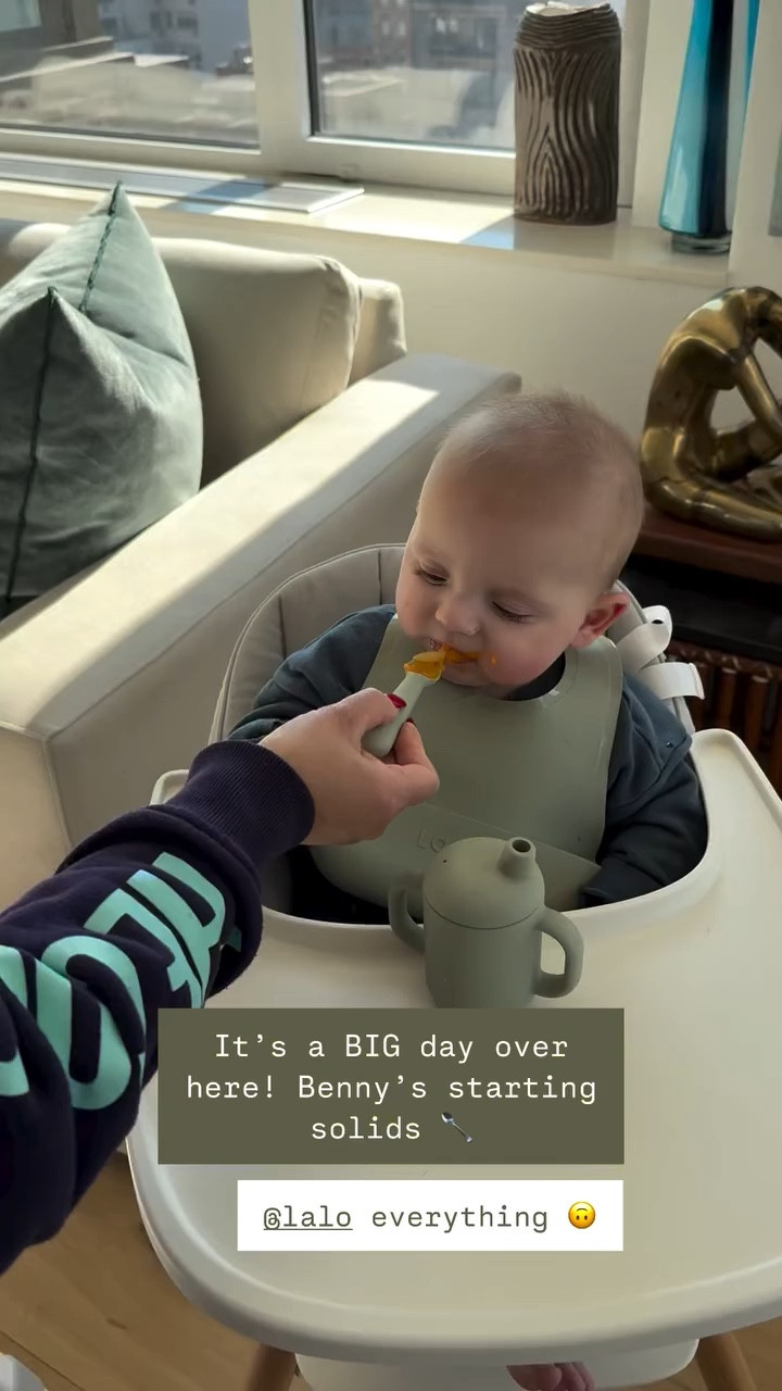 It’s a BIG day over here! Benny’s starting solids 🥄 and @lalo has all the essentials for the transition! 