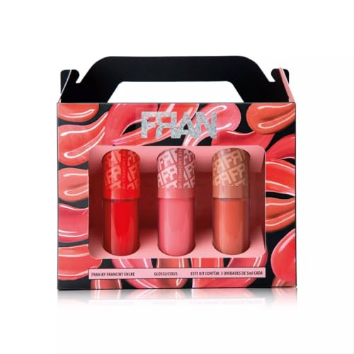 Kit Gloss - Franciny Ehlke - Glosslicious - Trio de Gloss | Amazon (BR)