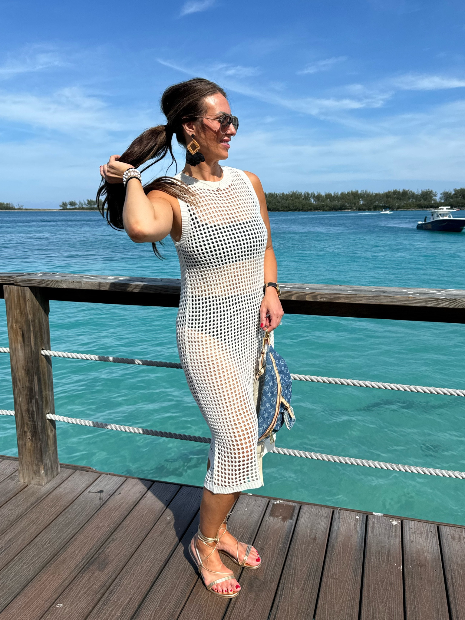 Target coverup target swim 
Free people sunglasses 

#LTKover40 #LTKtravel #LTKfindsunder50