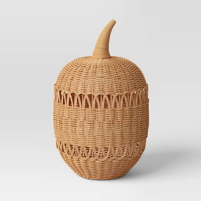 X-Large Rattan Loop Accent Pumpkin - Threshold™ | Target